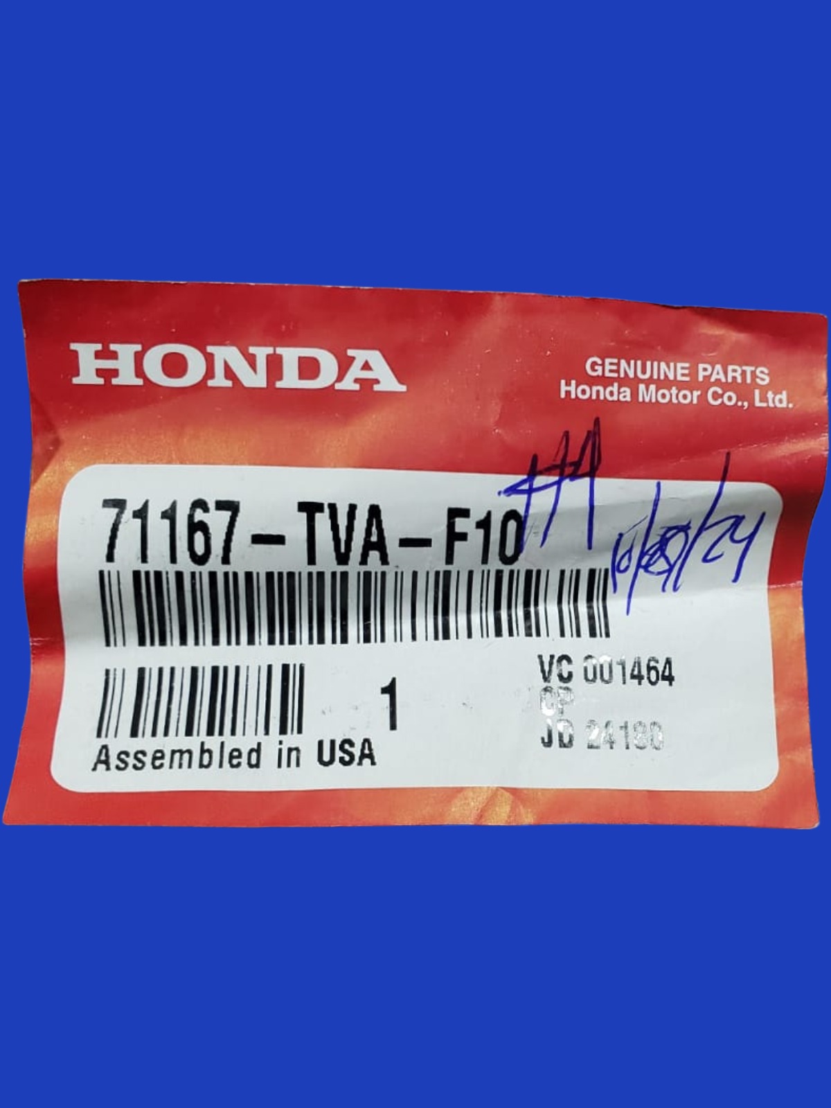 Moldura Parrilla Izquierda Honda Accord 2021-2022 Dark Chrome Original 71167-TVA-F10 - Imagen 4